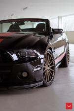 Shelby GT500 Convertible on Vossen Wheels (VFS2) 2017 года